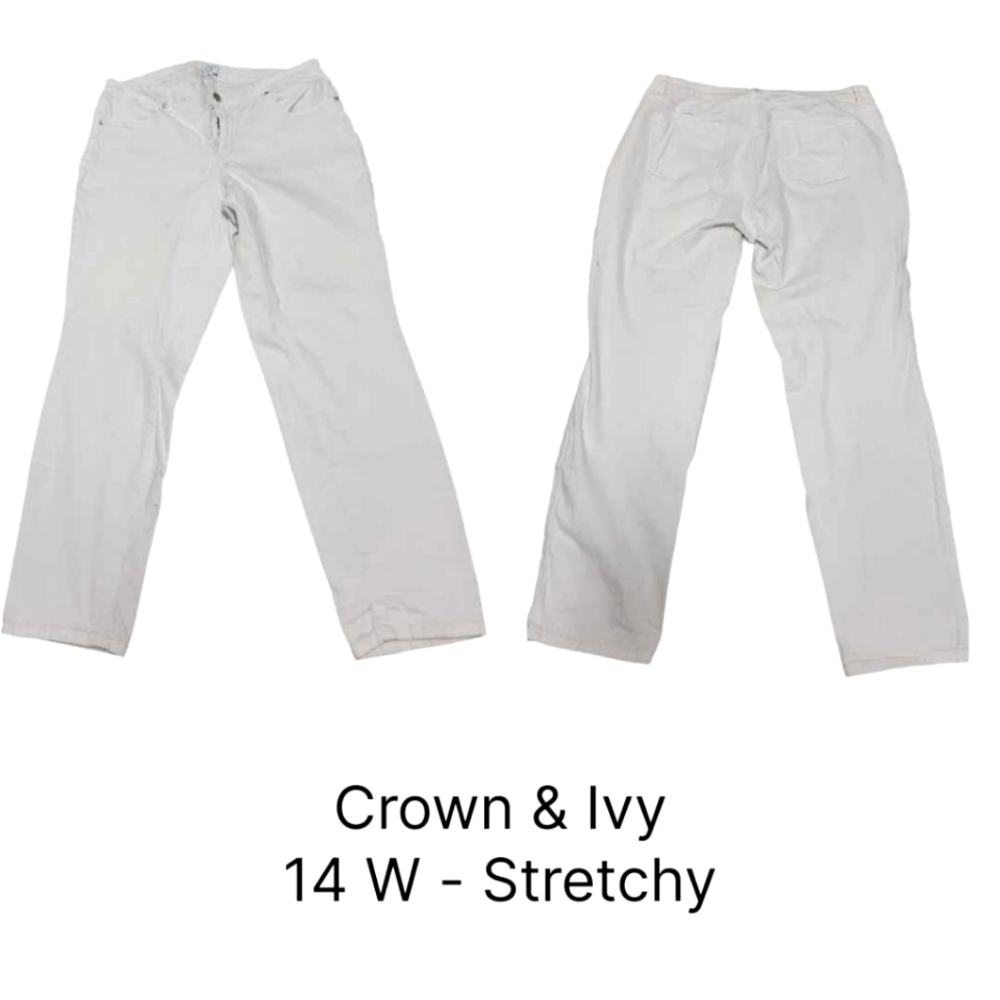 Crown and Ivy White Pants